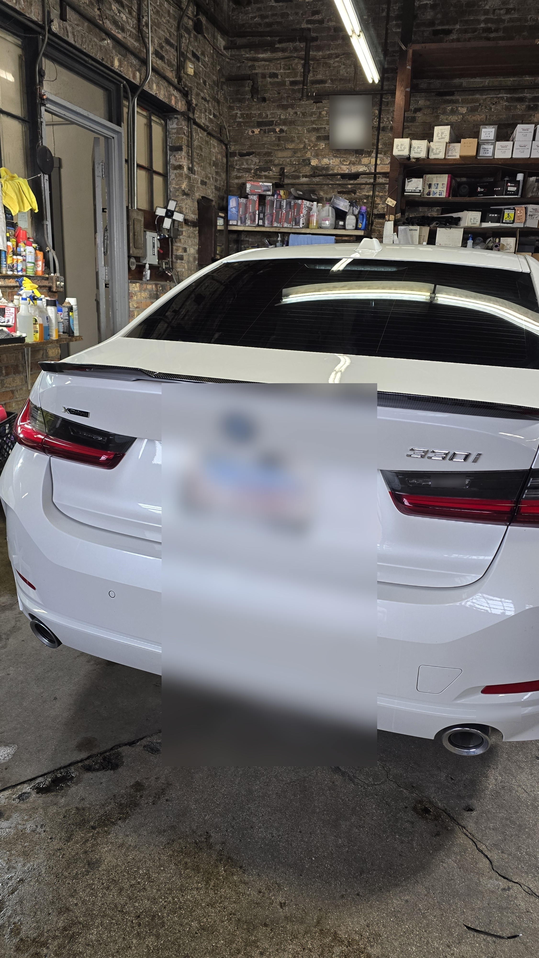 BMW 330i — Rear Tint Completed